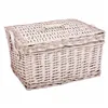 Storage boxes Alexandra House Living White wicker Willow wood 2 Pieces