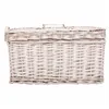 Storage boxes Alexandra House Living White wicker Willow wood 2 Pieces