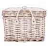 Storage boxes Alexandra House Living White wicker Willow wood 2 Pieces