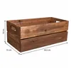 Storage boxes Alexandra House Living Brown Fir wood 2 Pieces