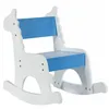 Rocking chair Alexandra House Living Blue White MDF Wood 33 x 55 x 51,5 cm Children's Giraffe