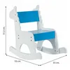 Rocking chair Alexandra House Living Blue White MDF Wood 33 x 55 x 51,5 cm Children's Giraffe