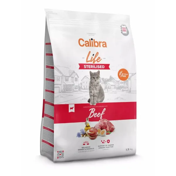 Kissanruoka Calibra Pihvi 1,5 Kg Aikuinen