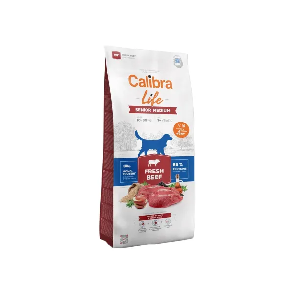 Lopbarība Calibra Teļa gaļa 12 kg Seniors 12,7 KG