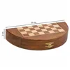 Chess Alexandra House Living Brown Acacia 23 x 1 x 23 cm Magnetic