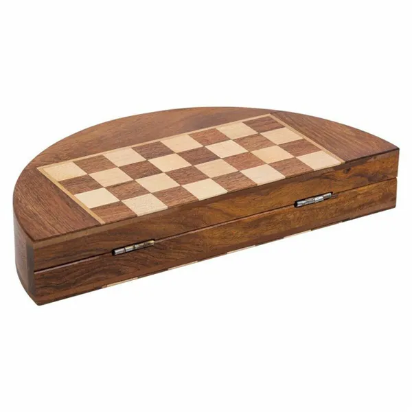 Chess Alexandra House Living Brown Acacia 23 x 1 x 23 cm Magnetic