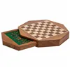 Chess Alexandra House Living Brown Acacia 22 x 5 x 22 cm Magnetic