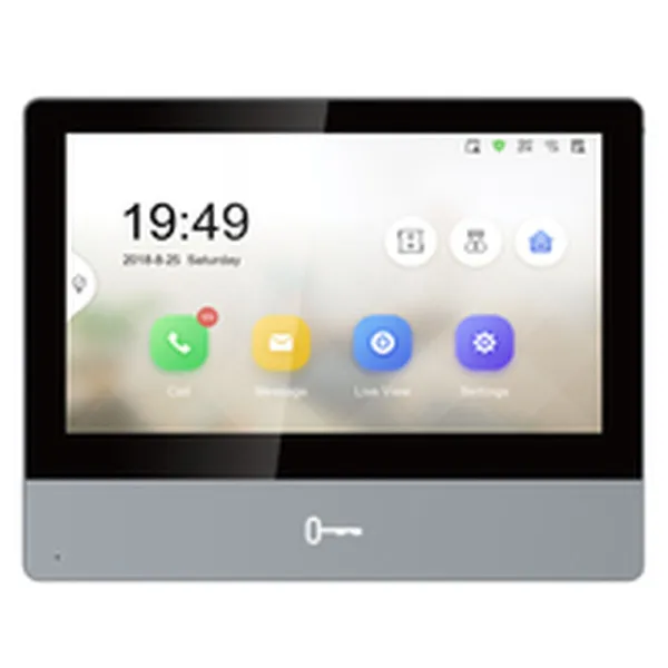 Protingas video-domofonas Hikvision DS-KH8350-TE1 Juoda Pilka