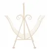 Magazine rack Alexandra House Living White Ironwork 36 x 33 x 38 cm