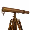 Decorative Figure Alexandra House Living Bronze Telescope 2 x 25 x 4 cm