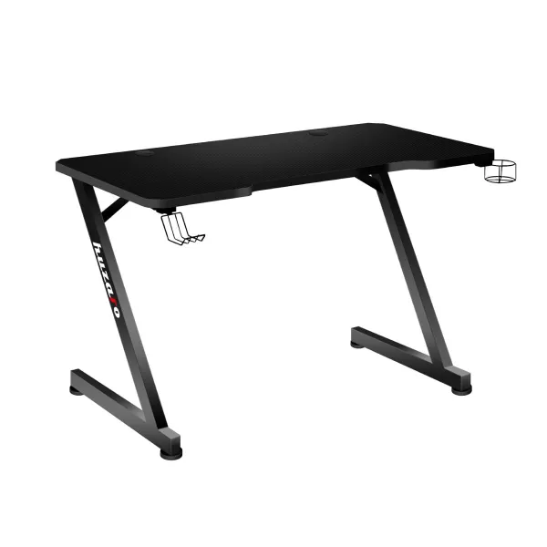 Pöytä Gaming Huzaro Hero 2.5 Musta Alumiini 120 x 60 cm