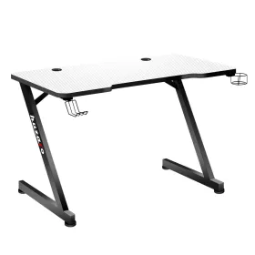 Rašomasis stalas Huzaro Hero 2.5 Balta Juoda Aliuminis 120 x 60 cm