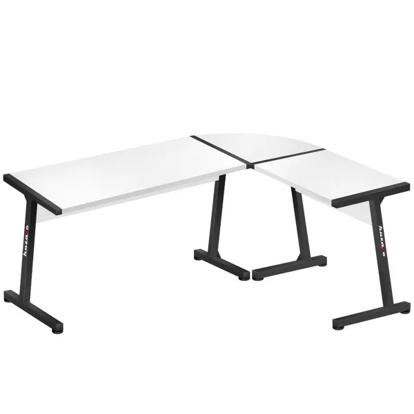 Письменный стол Huzaro HZ-Hero 6.0 Белый Сталь Углеволокно 178 x 4 x 112 cm