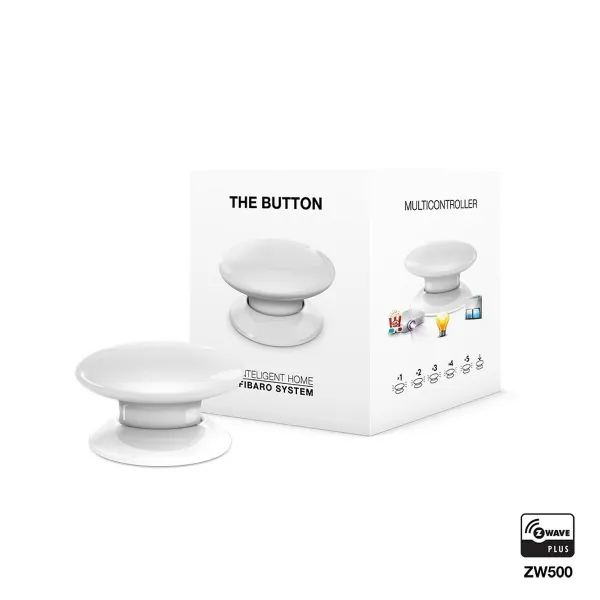 Durvju zvans Fibaro The Button 3,6 V 1 Daudzums (1 gb.)