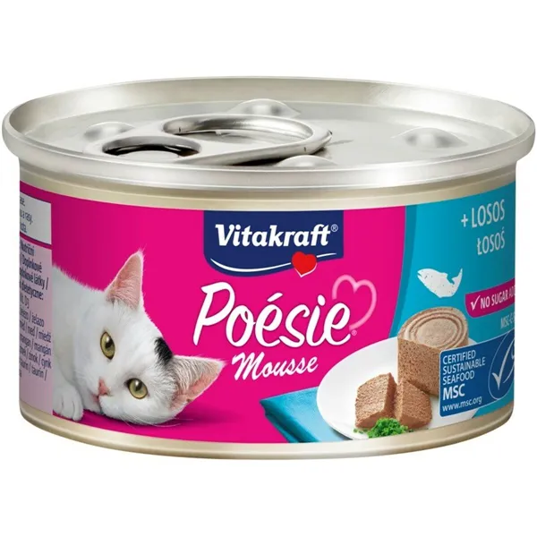 Cat food Vitakraft POESIE mousse salmon Fish 85 g