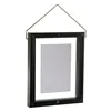 Photo frame Diamond Plastic Black