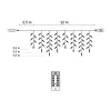 Jouluvalot + kaukosäädin Springos CL0305 300 Led