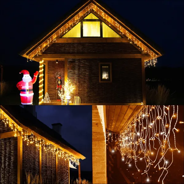 Kalėdinės lemputės + pultelis Springos CL0305 300 Led