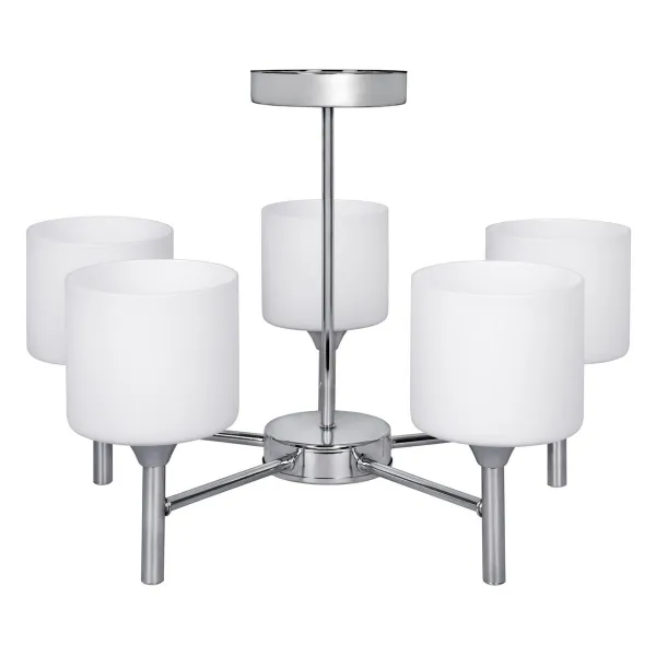Pakabinamas apšvietimas Activejet AJE-MIRA 5P Balta Sidabras Metalinis 40 W 47,5 x 34 x 47,5 cm