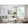 Kattolamppu Activejet AJE-MIRA 5P Valkoinen Hopeinen Metalli 40 W 47,5 x 34 x 47,5 cm