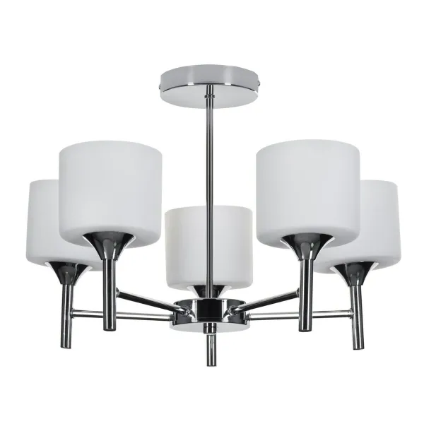 Pakabinamas apšvietimas Activejet AJE-MIRA 5P Balta Sidabras Metalinis 40 W 47,5 x 34 x 47,5 cm