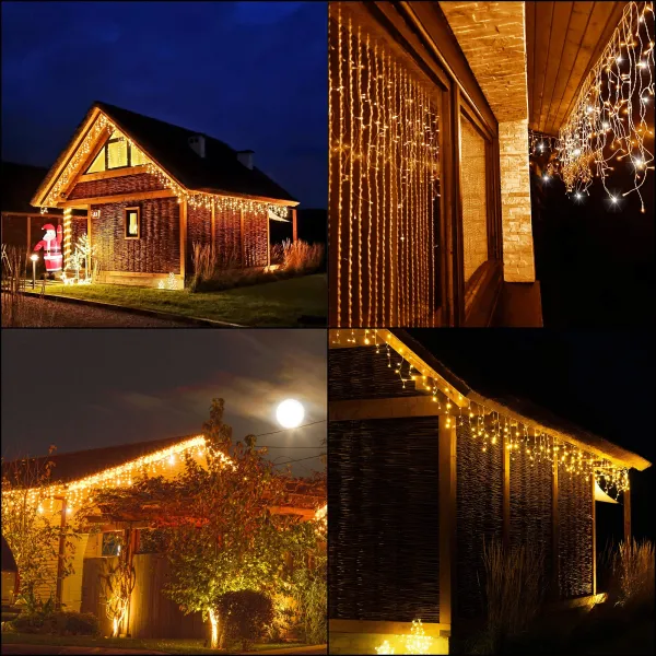 Jouluvalot + kaukosäädin Springos CL0305 300 Led