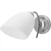 Sieninis apšvietimas Activejet NIKITA 1P Nikiel Balta nikelis Metalinis stiklas 60 W 220-240 V 26 x 12 x 12,5 cm 30 x 12 x 15 cm