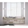 Sieninis apšvietimas Activejet NIKITA 1P Nikiel Balta nikelis Metalinis stiklas 60 W 220-240 V 26 x 12 x 12,5 cm 30 x 12 x 15 cm