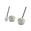 Toilet Brush Ceramic Silver Stainless steel 15 x 33,5 x 15 cm