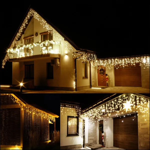 Jouluvalot + kaukosäädin Springos CL0305 300 Led