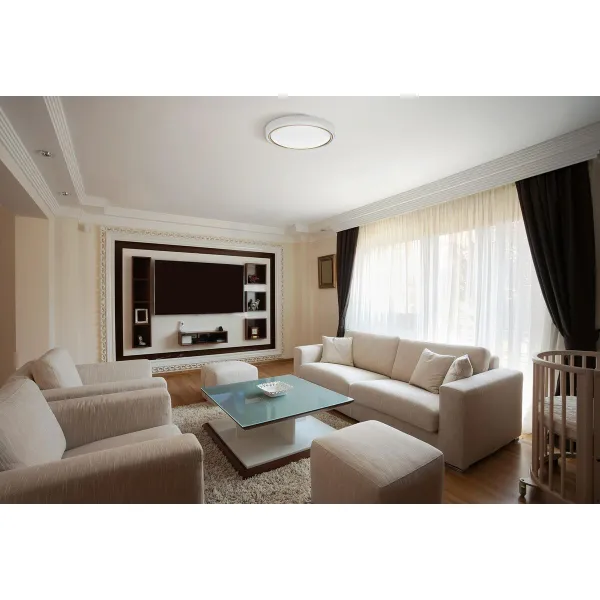 Upotettu LED-kattovalo Activejet AJE-VERDI W/G F 23 W 2400 Lm