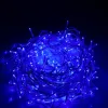 Gaismas aizkars ar tālvadības pulti, 300 LED virtene, iekštelpu/āra apgaismojums, lāsteku krāsā, zils