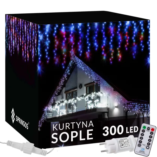 CL0307 ICINIC CURTAIN + ДИСТАНЦИОННОЕ УПРАВЛЕНИЕ ICINIC CURTAIN + ДИСТАНЦИОННОЕ УПРАВЛЕНИЕ 300 LED