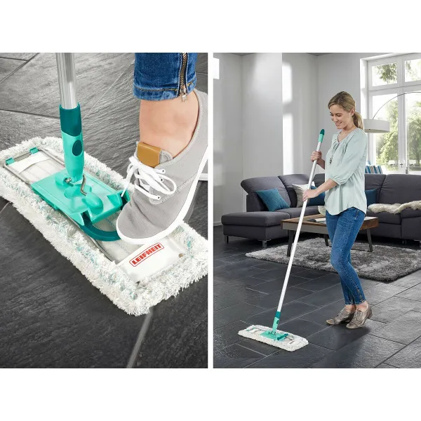 Mopp Leifheit Profi Cotton Plus Valkoinen Harmaa Turkoosi