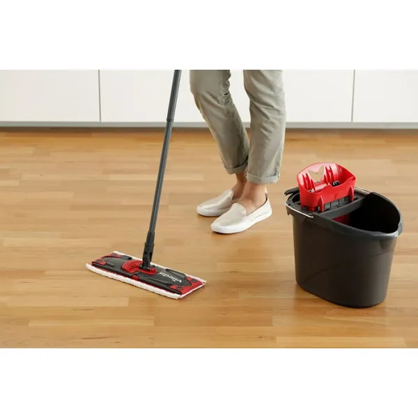 Mops Vileda Ultramax XL Balts Sarkans Mikrošķiedra