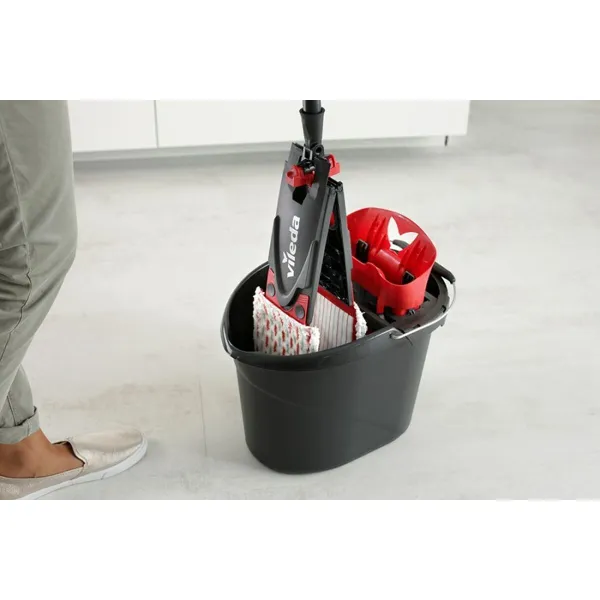 Mops Vileda Ultramax XL Balts Sarkans Mikrošķiedra