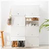 Portable Modular Shoe Cabinet InnovaGoods White