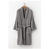 Dressing Gown Paduana Grey 450 g/m² 100% cotton