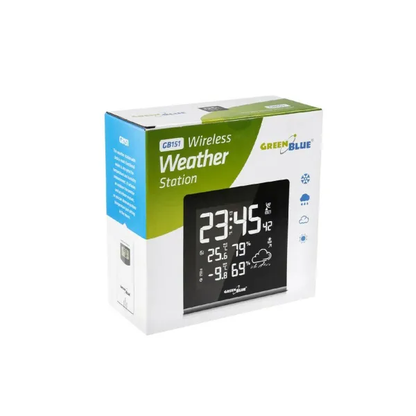 Monitoiminen sääasema Greenblue GB151 Valkoinen Musta