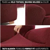 Sofa Cover Sofaskins NIAGARA Burgundy