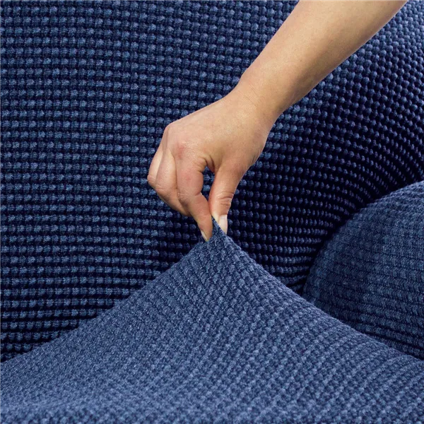 Sofa Cover Sofaskins NIAGARA Navy Blue