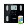 Цифровые весы для ванной Omron HBF-222T-EBK Чёрный 34 x 32 x 8 cm
