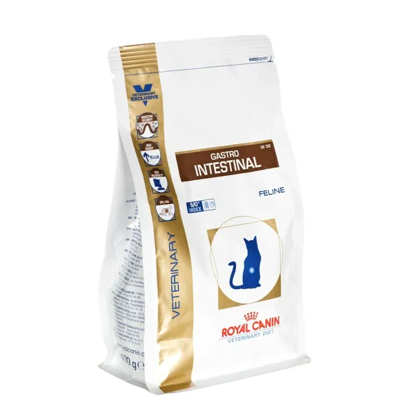 Kaķu barība Royal Canin Gastro Intestinal Pieaugušais Cālis Rīsi Putni Menca 400 g