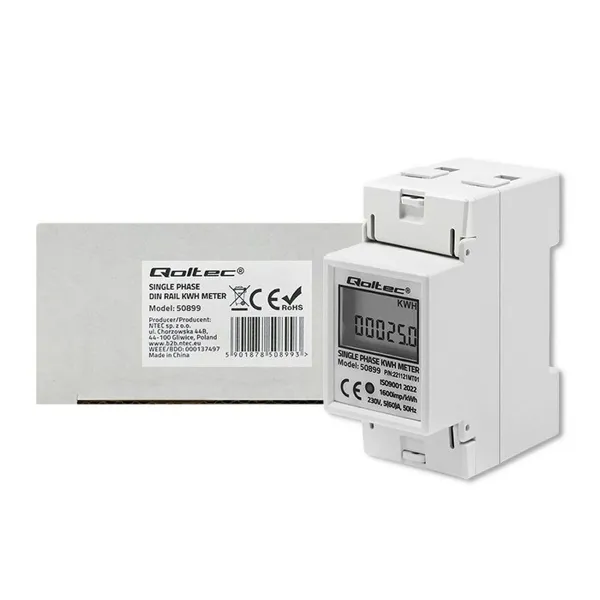Energiatarbimise loendur Qoltec 50899