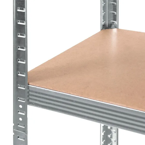 Plaukti Greenblue GB378 180 x 90 x 40 cm Pelēks Cinkots tērauds Koks MDF 75 Kg