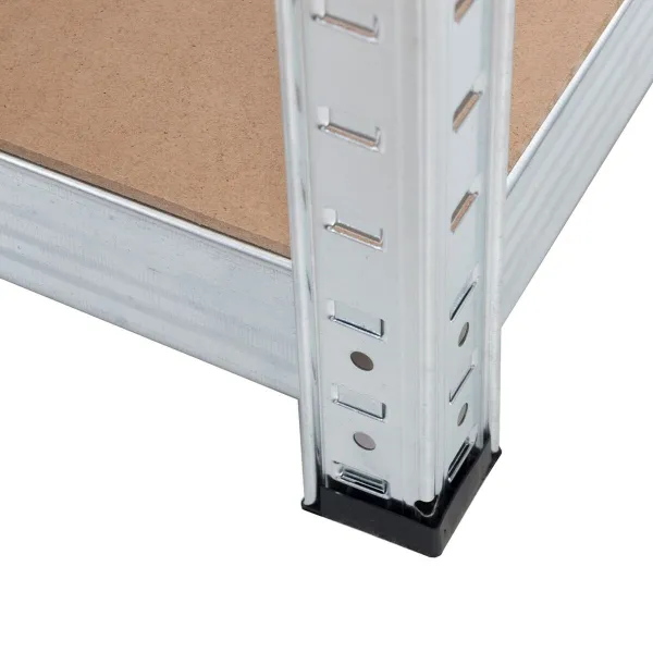Shelves Greenblue GB378 180 x 90 x 40 cm Grey Galvanised Steel MDF Wood 75 Kg
