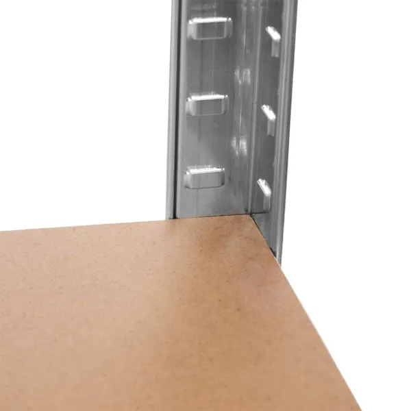 Plaukti Greenblue GB378 180 x 90 x 40 cm Pelēks Cinkots tērauds Koks MDF 75 Kg
