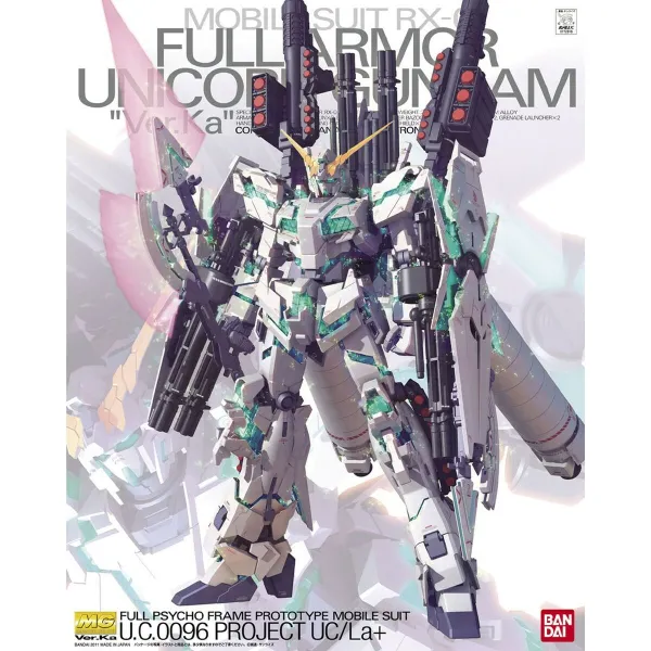 Kolekcionējamas figūras Bandai MG 1/100 FULL ARMOR UNICORN GUNDAM VER. KA Plastmasa (Plastmasa)