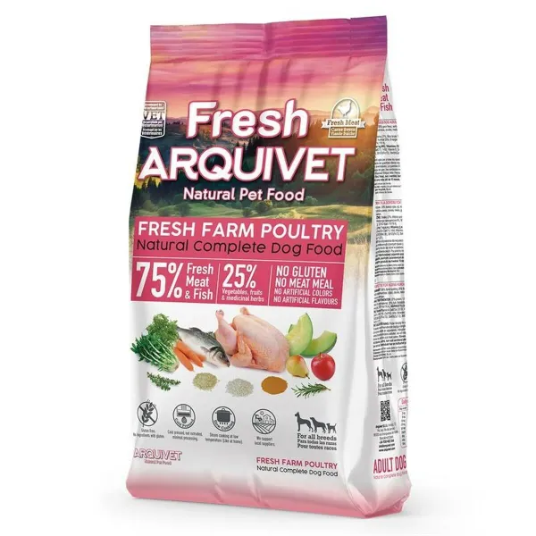 Pašarai Arquivet Fresh Suaugęs Višta Žuvis 10 kg