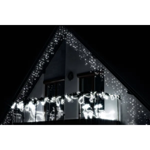 Рождественская LED гирлянда-занавес Springos CL0330 12 м